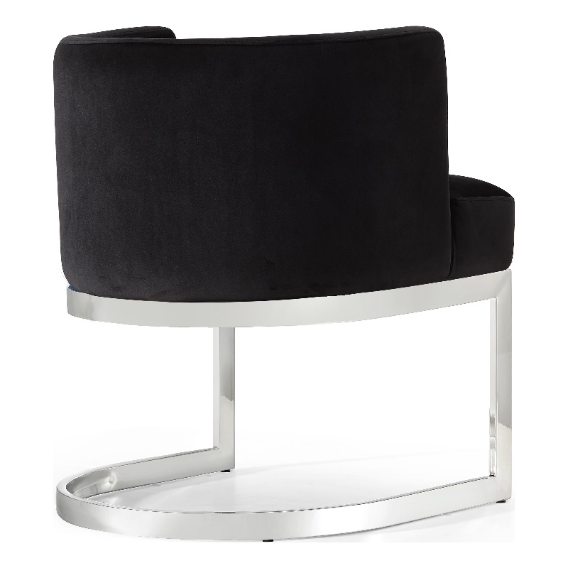 Meridian Furniture Gianna Black Velvet Dining Chair (Set of 3)