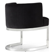 Meridian Furniture Gianna Black Velvet Dining Chair (Set of 3)