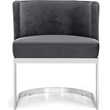 Meridian Furniture Gianna Grey Velvet Dining Chair (Set of 2)