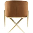 Meridian Furniture Xavier Saddle Velvet Dining Chair (Set of 2)