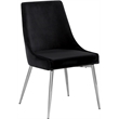 Meridian Furniture Karina Black Velvet Dining Chair (Set of 4)