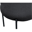 Meridian Furniture Beacon Black Boucle Fabric Dining Chair (Set of 4)