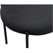 Meridian Furniture Beacon Black Boucle Fabric Dining Chair (Set of 6)