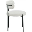 Meridian Furniture Beacon Cream Boucle Fabric Dining Chair (Set of 6)