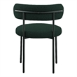 Meridian Furniture Beacon Green Boucle Fabric Dining Chair (Set of 4)