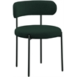 Meridian Furniture Beacon Green Boucle Fabric Dining Chair (Set of 6)