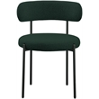 Meridian Furniture Beacon Green Boucle Fabric Dining Chair (Set of 6)