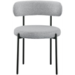 Meridian Furniture Beacon Grey Boucle Fabric Dining Chair (Set of 4)