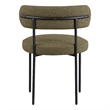 Meridian Furniture Beacon Olive Boucle Fabric Dining Chair (Set of 4)