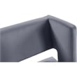 Meridian Furniture Caleb Grey Velvet Counter Stool (Set of 4)