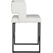 Meridian Furniture Caleb White Vegan Leather Counter Stool (Set of 4)
