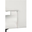 Meridian Furniture Caleb White Vegan Leather Counter Stool (Set of 4)