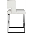 Meridian Furniture Caleb White Vegan Leather Counter Stool (Set of 6)