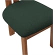Meridian Furniture Napa Green Boucle Fabric Dining Chair (Set of 4)
