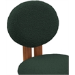 Meridian Furniture Napa Green Boucle Fabric Dining Chair (Set of 6)