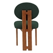 Meridian Furniture Napa Green Boucle Fabric Dining Chair (Set of 6)