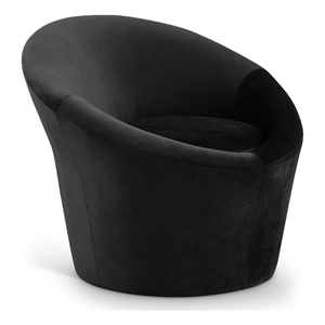 Meridian Furniture Tristan Black Velvet Accent Chair