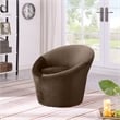 Meridian Furniture Tristan Brown Velvet Accent Chair