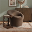 Meridian Furniture Tristan Brown Velvet Accent Chair