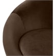 Meridian Furniture Tristan Brown Velvet Accent Chair