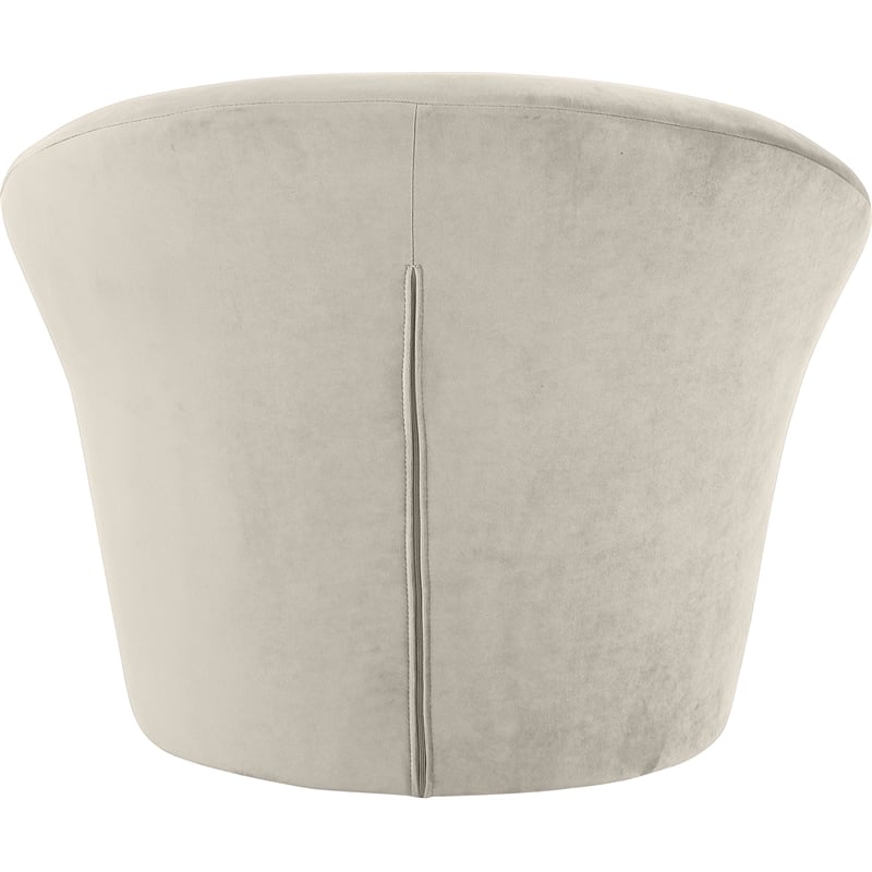 Meridian Furniture Tristan Cream Velvet Accent Chair