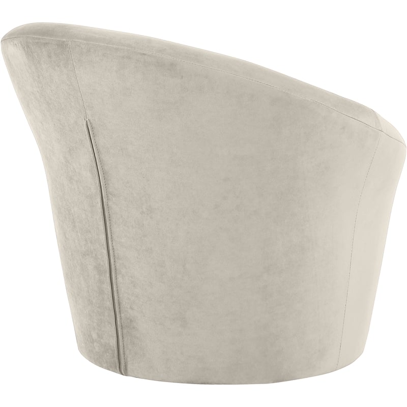 Meridian Furniture Tristan Cream Velvet Accent Chair