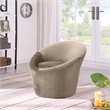 Meridian Furniture Tristan Taupe Velvet Accent Chair
