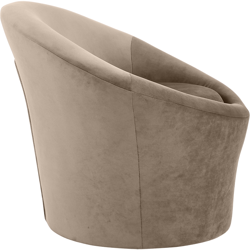 Meridian Furniture Tristan Taupe Velvet Accent Chair