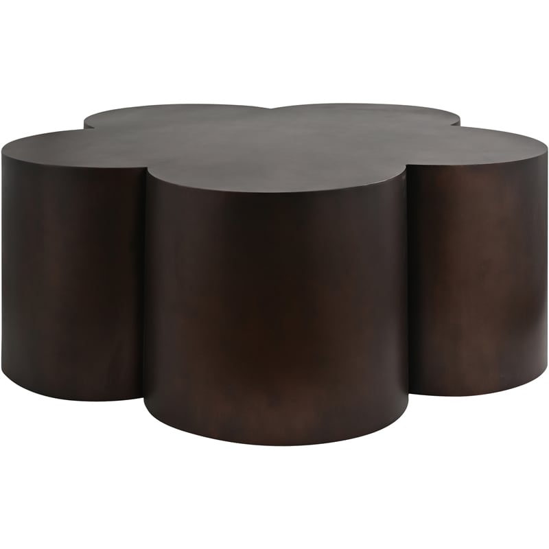 Meridian Furniture Lucky Brown Iron Coffee Table