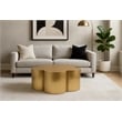 Meridian Furniture Lucky Gold Iron Coffee Table