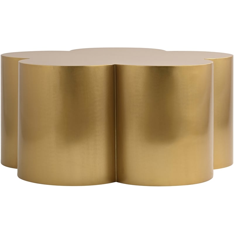 Meridian Furniture Lucky Gold Iron Coffee Table