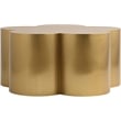 Meridian Furniture Lucky Gold Iron Coffee Table