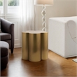 Meridian Furniture Lucky Gold Iron End Table