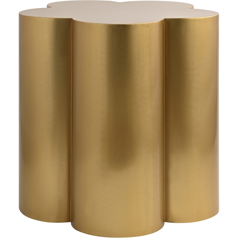 Meridian Furniture Lucky Gold Iron End Table