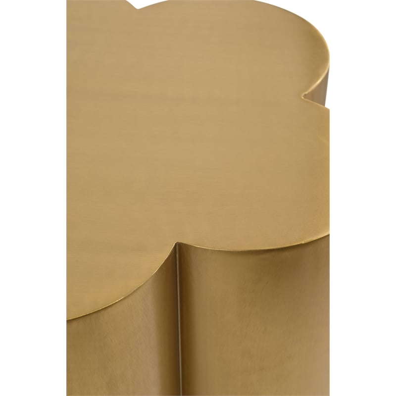 Meridian Furniture Lucky Gold Iron End Table