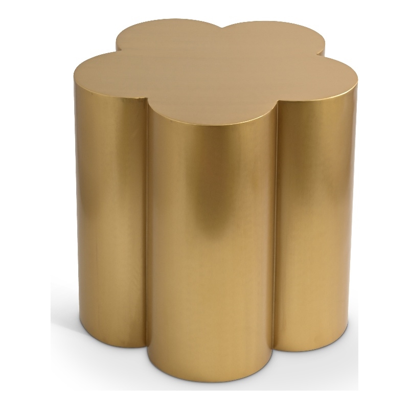 Meridian Furniture Lucky Gold Iron End Table