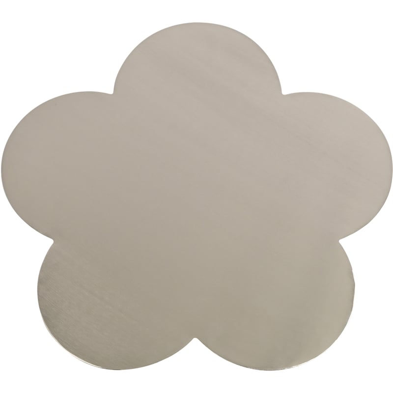 Meridian Furniture Lucky Silver Iron End Table