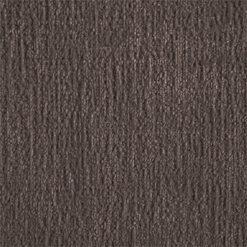 Meridian Furniture Havre Brown Velour Fur Fabric Ottoman/Stool