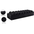 Meridian Furniture Rumble Black Vegan Leather Bench