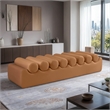 Meridian Furniture Rumble Cognac Vegan Leather Bench