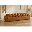Meridian Furniture Rumble Cognac Vegan Leather Bench