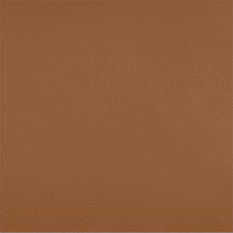 Meridian Furniture Rumble Cognac Vegan Leather Bench