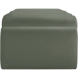 Meridian Furniture Rumble Green Vegan Leather Bench
