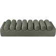 Meridian Furniture Rumble Green Vegan Leather Bench