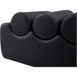 Meridian Furniture Rumble Black Vegan Leather Bench