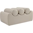 Meridian Furniture Rumble Taupe Vegan Leather Bench