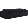 Meridian Furniture Rumble Black Vegan Leather Bench
