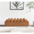 Meridian Furniture Rumble Cognac Vegan Leather Bench