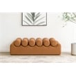 Meridian Furniture Rumble Cognac Vegan Leather Bench