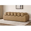 Meridian Furniture Rumble Tan Vegan Leather Bench